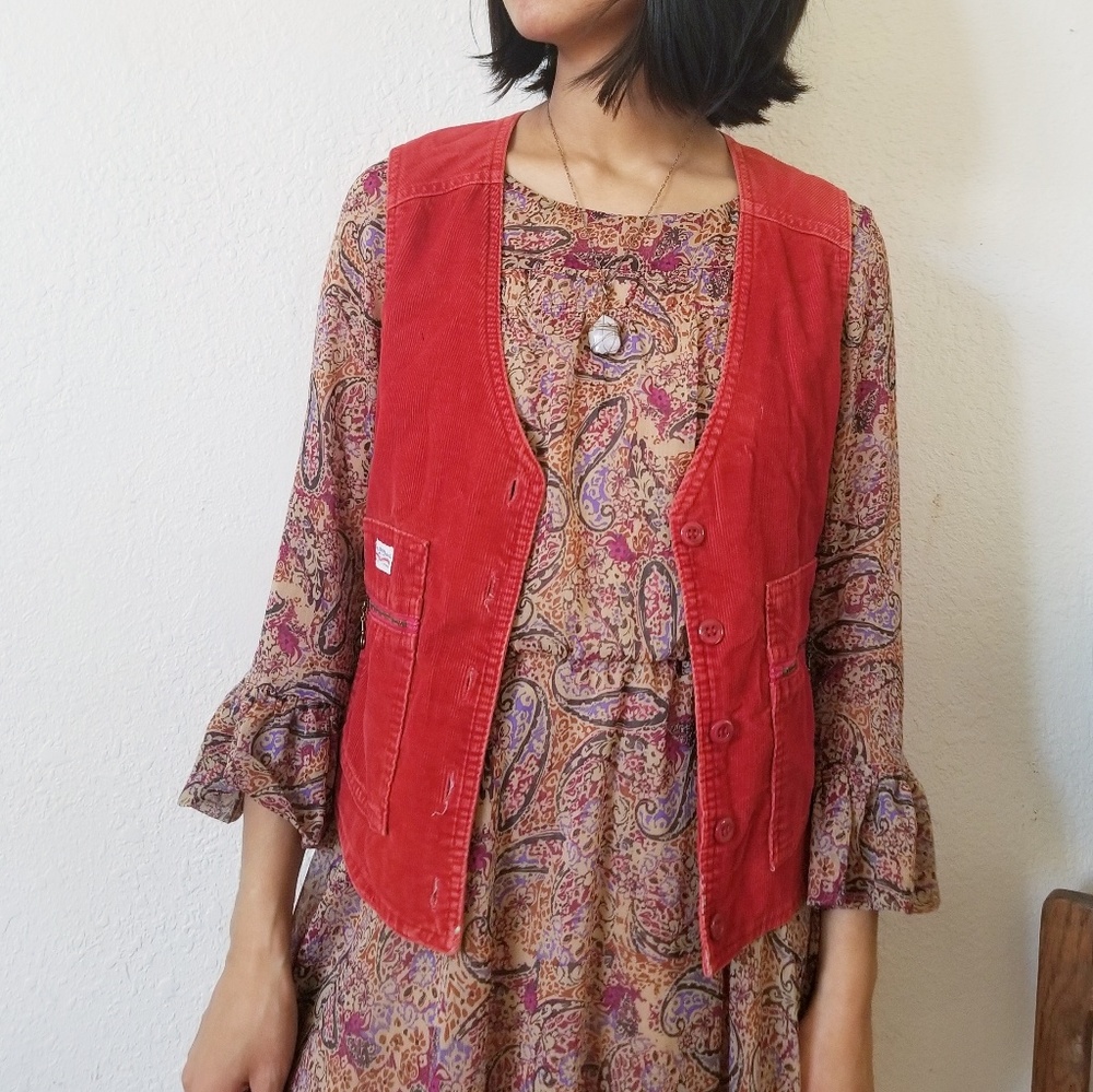Vintage 70s Levi's corduroy vest